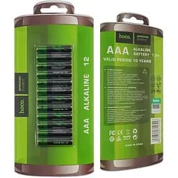 Батарейки щелочные Hoco Alkaline AAA (LR03) 12 шт