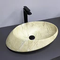 Умивальник VBI Rotello beige onyx matt накладний VBI-017103