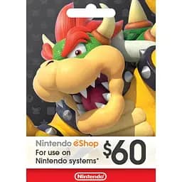 Nintendo eShop Card $60 (USA)