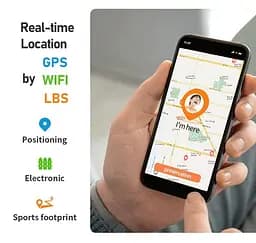 Круглий чорний дитячий смарт годинник для хлопчика Lemfo Y-09 з SIM картою, GPS трекером, Wi-Fi та функцією прослуховування До 5-7 днів роботи - мініатюра 11