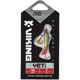 Балансир Viking Fishing Yeti Ice Jig 40mm 7.0g #2 Green Glam - мініатюра 2