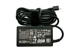 Блок живлення Hp 65w Type-C, 20v 15v 12v 9v 5v, 3A, квадрат- Б/В - мініатюра 2