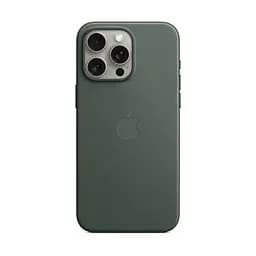 Чехол для Apple iPhone 15 Pro Max, FineWoven Case with MagSafe, зеленый, защитная накладка из материала FineWoven, противоударный, для iPhone, защита всего корпуса, поддержка беспроводной зарядки и MagSafe, (ARM71988) - мініатюра 4