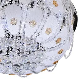 Люстра стельова Brille торт кришталева E14 40W WH (BCL-618C/9) - мініатюра 2