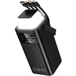 Портативний ЗП Power Bank Borofone BJ65B High 22.5W+PD20W with cable 80000 mAh Black - мініатюра 3