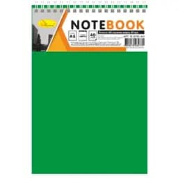 Блокнот Апельсин А6 В-БП6-40 40 аркушів зелений          
