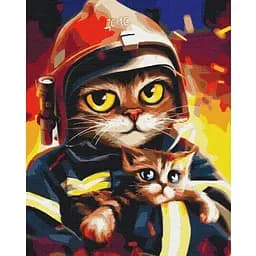 Картина за номерами Brushme Котик ДСНС ©Маріанна Пащук 40х50 см (BS53236)