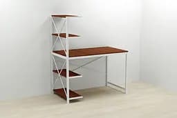 Компьютерный стол Ferrum-decor Джек 75x120x70 Белый ДСП Венге (FRD-105323)