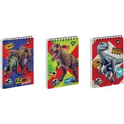 Тетрадь для записей Yes Jurassic World Dino Tracker А6 спираль 80 листов 1 шт. в ассортименте (151901)