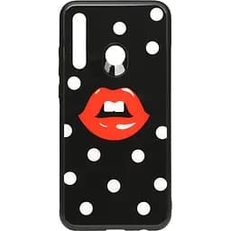 Чохол-накладка Toto Cartoon Print Glass Case HuAwei P Smart+ 2019 Red Lips