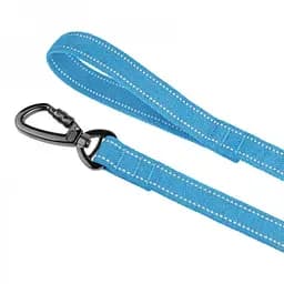 Повідець для собак Barksi Сotton з карабіном на замку 300x2.5 см блакитний - мініатюра 5