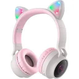Навушники з мікрофоном Hoco W27 Cat Ear Grey - мініатюра 8