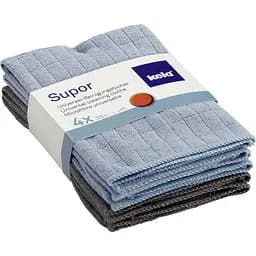 Салфетки универсальные Kela Supor 35 x 35 см голубые 4 шт (21188)