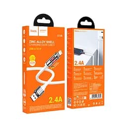 Кабель Hoco U136 Prize charging data cable iP Білий - мініатюра 2