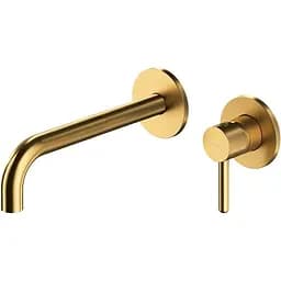 Смеситель для раковины Omnires Y скрытого монтажа brushed gold (Y1215HLGLB)