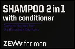 Шампунь 2 в 1 з кондиціонером і деревним вугіллям Zew For Men Shampoo 85 мл - мініатюра 2