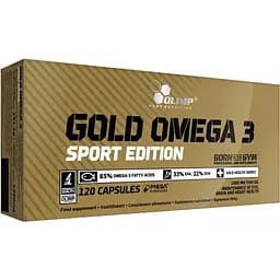 Жирні кислоти Olimp Gold Omega 3 Sport Edition 120 капсул