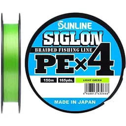 Шнур Sunline Siglon PE н4 150 m #1.7/0.223 mm 30lb/13.0 kg Салатовый (1013-1658.09.09)