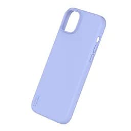 Рідкий силіконовий чохол Vokamo для iPhone 15 із магнітом MagSafe Purple
