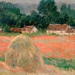 Інтер'єрна картина Стіг сіна в Живерні, Клод Моне, Claude Monet, Haystack at Giverny, інтер'єрний декор, 45×60 см (id6892) - мініатюра 4