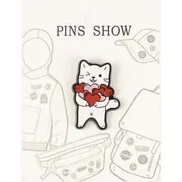 Значок Котик 0928102521-6 Різнокольоровий shop (2000999540073)