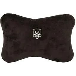 Подголовник-подушка Tigres Тризуб ПД-0459 Коричневый (4823061511454)