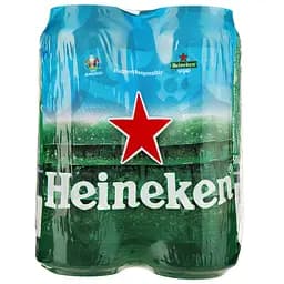 Набор пива светлое Heineken Original пастеризованное фильтрованное 5% 4 шт. х 0.5 л 