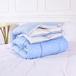 Ковдра пухова MirSon Karmen №1846 Bio-Blue, 90% пух, king size, 240x220, блакитна (2200003014136) - мініатюра 12
