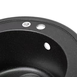 Кухонна мийка Lidz D510/200 BLM-14 (LIDZBLM14D510200), Чорний - мініатюра 5