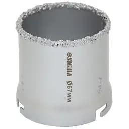 Коронка кольцевая Sigma с вольфрамовым напылением 67 мм (1512151)