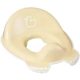 Накладка дитяча антиковзка на сидіння унітазу Tega Baby Duck light yellow