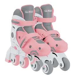 Роликовые коньки Globber Learning Skates 2 в 1 р.30-33 пастельно-розовые (783-210)