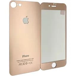 Защитное стекло DK Mirror Full Glue back/face для Apple iPhone 7/8 rose gold