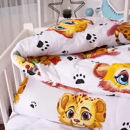 Набір антиалергенний MirSon зима Kids Time 20-0034 King Tiger 140x205 см EcoSilk: ковдра з подушкою (2200009665042) - мініатюра 5