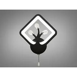 Лаконічний світлодіодний приліжковий світильник Romin 15 W чорний