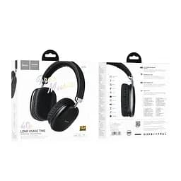 Навушники Hoco W35 Air Triumph BT headphones | BT5.3, AUX / TF, 45h | black - мініатюра 6
