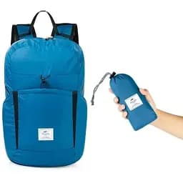 Рюкзак Naturehike Ultralight NH17A017-B компактний 22 л чорний - мініатюра 2
