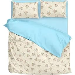 Комплект постільної білизни OldBro Happy teddy bears, односпальне 105x140 см, бязь Arabeska