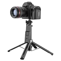 Селфі-монопод HOCO K21 Stream aluminum alloy live broadcast holder Black - мініатюра 6