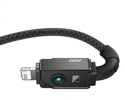 Кабель Baseus Unbreakable Series Fast Charging Cable USB to Lightning 2.4A 2m P10355802111-01 Black - мініатюра 2