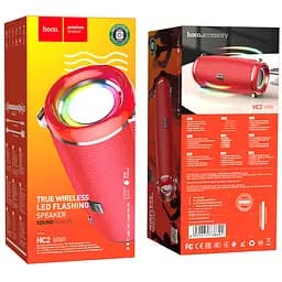 Портативна акустика Hoco Xpress sports BT speaker LED IPX5 HC2 бездротова синя - мініатюра 2