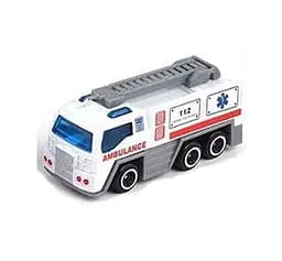 Машинка МН - 242 "Скорая помощь", металопластик, на блистере (6975668650550) Вид 6