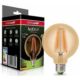 Лампочка Eurolamp G95 12W E27 4000K (LED-G95-12274(Amber))
