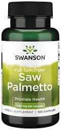 Натуральная добавка Swanson Saw Palmetto 540 mg Full Spectrum, 100 капсул