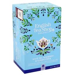 Чай белый English Tea Shop черника-бузина органическая 20x2 г