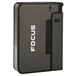 Портсигар на 10 сигарет с выбросом сигарет Focus Lavida XT-4937 Black (do252)