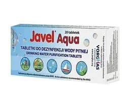 Javel aqua, 20 шт., Жавел Аква, Таблетки для дезінфекції питної води