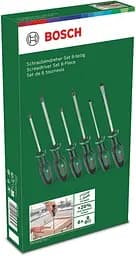 Викрутка SL 4, 6.5мм, PH1х100мм, PH2х125мм, PZ1х100мм, PZ2х125мм набір 6шт Bosch hoz0014146 - мініатюра 7