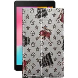 Чохол StatusCASE з екошкіри для планшету Samsung Galaxy Tab A 8.0 2019 (T295) Луі-Вітон-білий