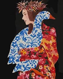 Картина по номерам "Под синим крылом" Ideyka KHO4928 40х50см